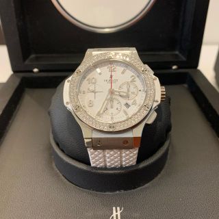 ウブロ(HUBLOT)の明日昼終了。最終値下げ☆ビッグバン44mm☆純正ダイヤ☆美品☆(腕時計(アナログ))