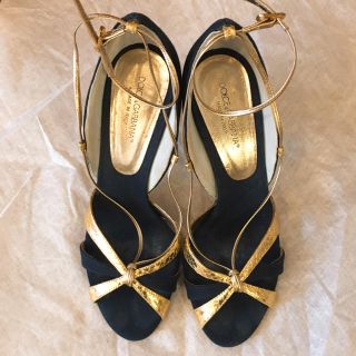 DOLCE&GABBANA(ハイヒール/パンプス ・ ゴールド/金色系)の DOLCE&GABBANA(ハイヒール/パンプス ・ ゴールド/金色系)の