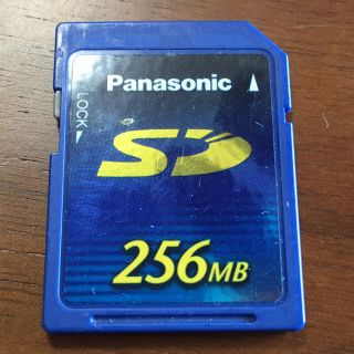 パナソニック(Panasonic)のPanasonic SDカード 256MB(PC周辺機器)