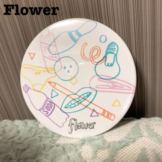 フラワー(flower)のflower♡円形手鏡 ミラー 新品未使用(ミラー)