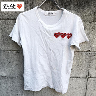 COMME des GARCONS - PLAY COMME des GARCONS ３連ハート カットソー T 
