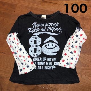 ベベ(BeBe)のBebe べべ eab イーベ 長袖シャツ 長袖Tシャツ ロンT 100(Tシャツ/カットソー)