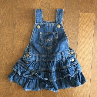 ベビーギャップ(babyGAP)のbaby GAP デニムワンピース　70cm(ワンピース)