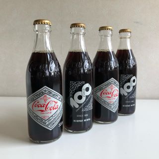 コカコーラ Coca-Cola 100周年記念ボトル4本セット 未開栓