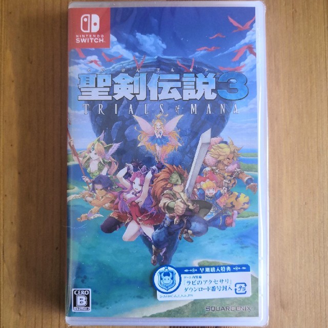 新品未開封　聖剣伝説3 switch