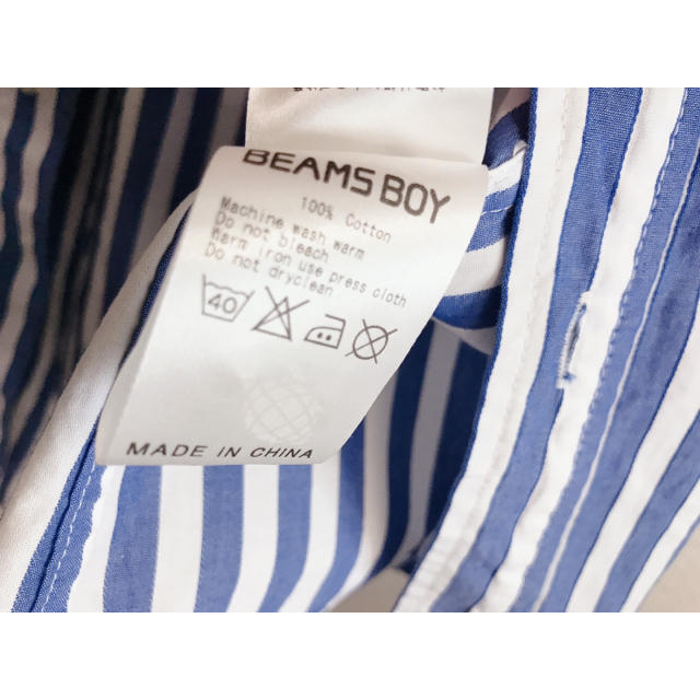 BEAMS BOY(ビームスボーイ)のBEAMS BOY シャツワンピース レディースのトップス(シャツ/ブラウス(半袖/袖なし))の商品写真