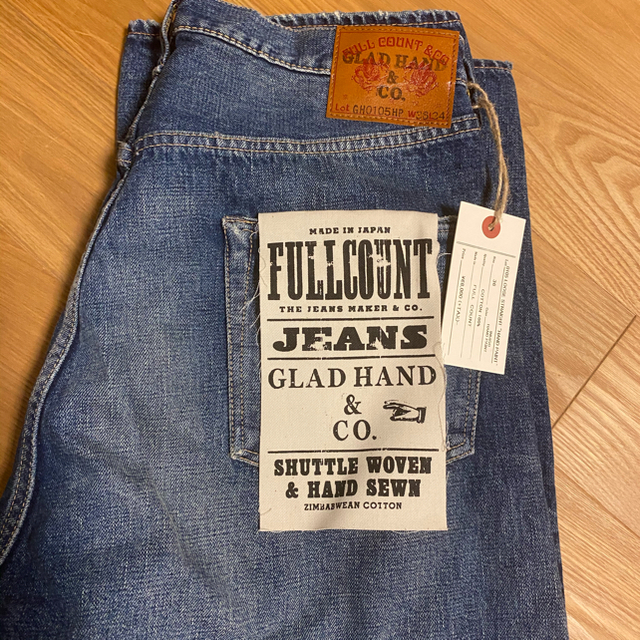 FULLCOUNT(フルカウント)の未使用 w36 gladhand フルカウント ハンドペイント ジーンズ メンズのパンツ(デニム/ジーンズ)の商品写真