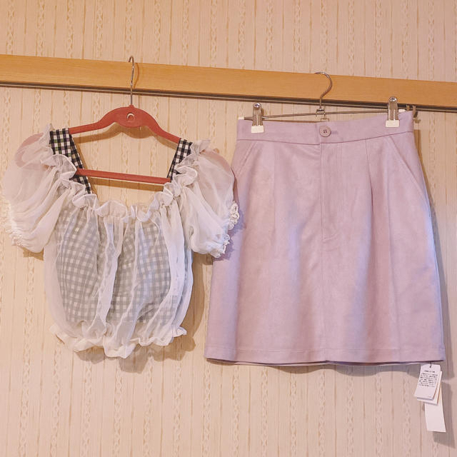 STRAWBERRY-FIELDS(ストロベリーフィールズ)のSnidel & EMODA コーデセット レディースのスカート(ミニスカート)の商品写真