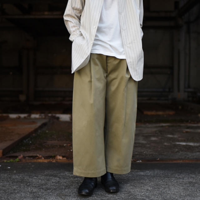 COMOLI(コモリ)のstudio nicholson 19ss Volume Pants メンズのパンツ(チノパン)の商品写真