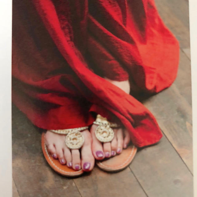 Jack Rogers ジャックロジャース　サンダル　ゴールド レディースの靴/シューズ(サンダル)の商品写真
