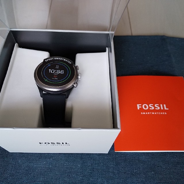 【未使用】FOSSIL Sport スマートウォッチ FTW4019 ブラック