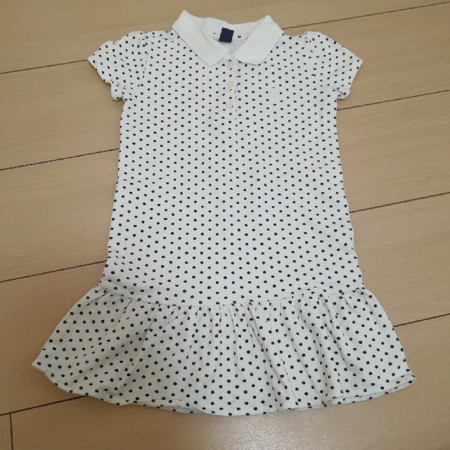 babyGAP(ベビーギャップ)のGap ポロシャツワンピース☆100～110cm キッズ/ベビー/マタニティのキッズ服女の子用(90cm~)(ワンピース)の商品写真