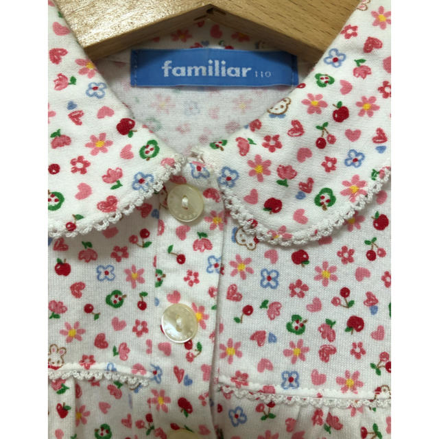 familiar(ファミリア)の美品☆ファミリア ブラウス☆110 キッズ/ベビー/マタニティのキッズ服女の子用(90cm~)(ワンピース)の商品写真