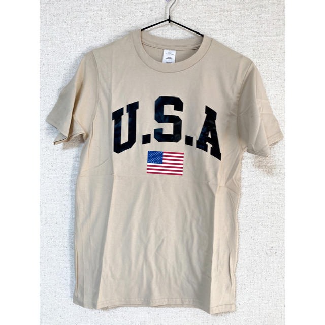 U.S.A ロゴTシャツ レディースのトップス(Tシャツ(半袖/袖なし))の商品写真