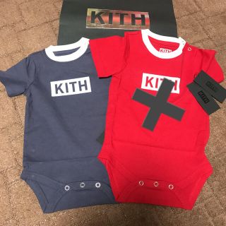 シュプリーム(Supreme)の日本未入荷　ボックスロゴ　kith ロンパース(ロンパース)