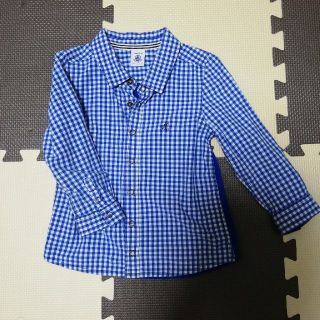 プチバトー(PETIT BATEAU)のプチバトー♡チェックシャツ(ブラウス)