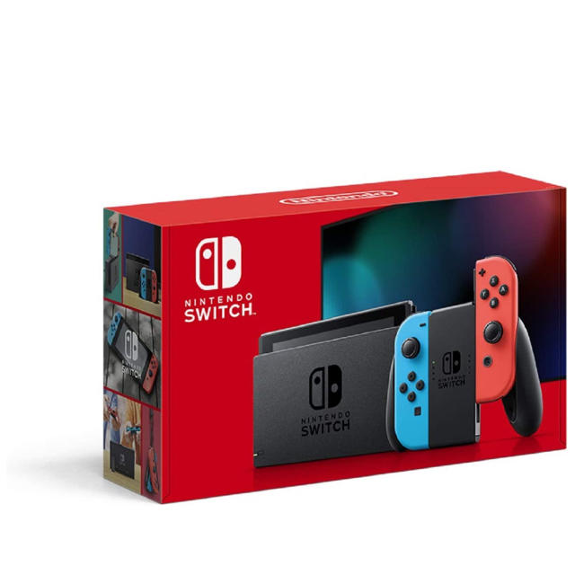 Nintendo Switch(ニンテンドースイッチ)のNintendo Switch 本体　新品未使用　ネオン エンタメ/ホビーのゲームソフト/ゲーム機本体(家庭用ゲーム機本体)の商品写真