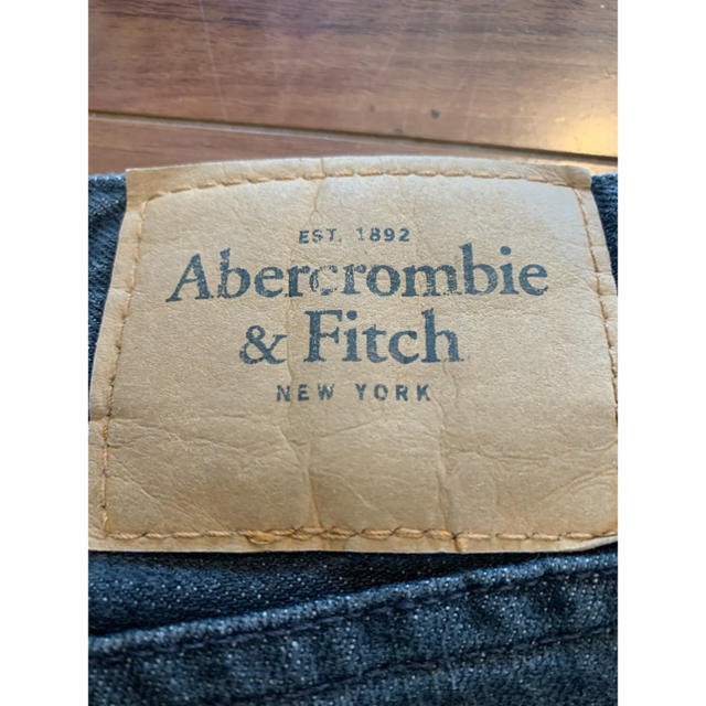 Abercrombie&Fitch(アバクロンビーアンドフィッチ)のAbarcrombie & Fitch  ジーンズ（ブラック）メンズ メンズのパンツ(デニム/ジーンズ)の商品写真