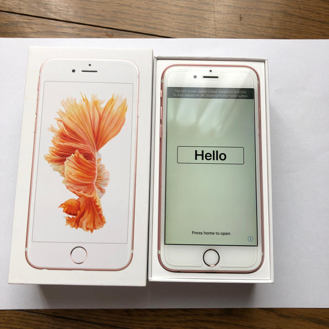 値下げ！iPhone6s 64g ピンク