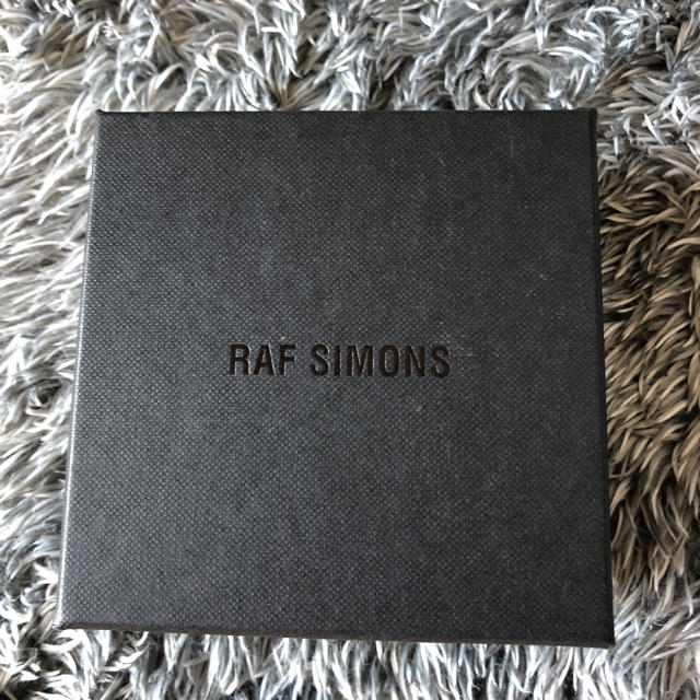 RAF SIMONS SHINY SILVER TAB RING 14号