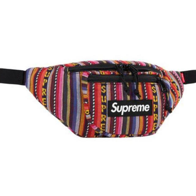 Supreme Woven Stripe Waist bag