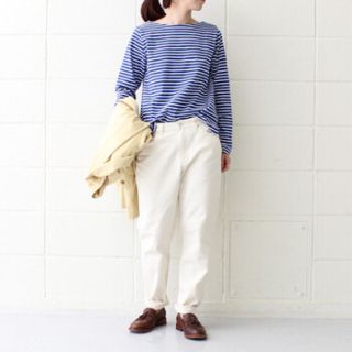 MUJI (無印良品) - 縦横ストレッチチノイージーボーイフィット