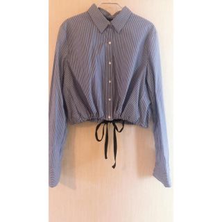 ザラ(ZARA)のZARA ブルーチェックトップス(シャツ/ブラウス(長袖/七分))