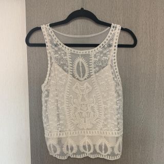 ザラ(ZARA)のZARA レースタンクトップ(タンクトップ)