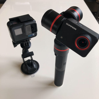 ゴープロ(GoPro)のゴープロ6,ジンバル付き4Kカメラセット(ビデオカメラ)