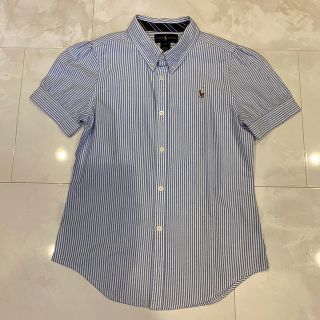 ポロラルフローレン(POLO RALPH LAUREN)のラルフローレン 半袖ストライプシャツ 150(ブラウス)