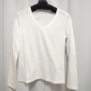 アズールバイマウジー(AZUL by moussy)のAZUL カットソー S レディース ロンT 新品 アズール Tシャツ長袖 無地(Tシャツ(長袖/七分))