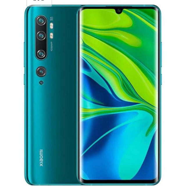 Xiaomi Mi Note 10 スマートフォン グリーン