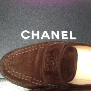 シャネル(CHANEL)のシャネルローファー22〜22.5cm(ローファー/革靴)