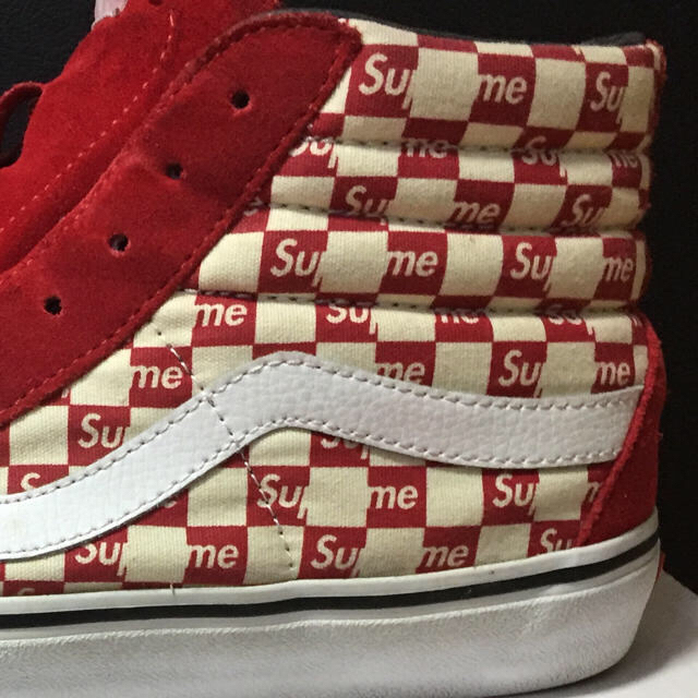 Supreme(シュプリーム)のsupreme vans checker sk8 hi   27.5センチ メンズの靴/シューズ(スニーカー)の商品写真