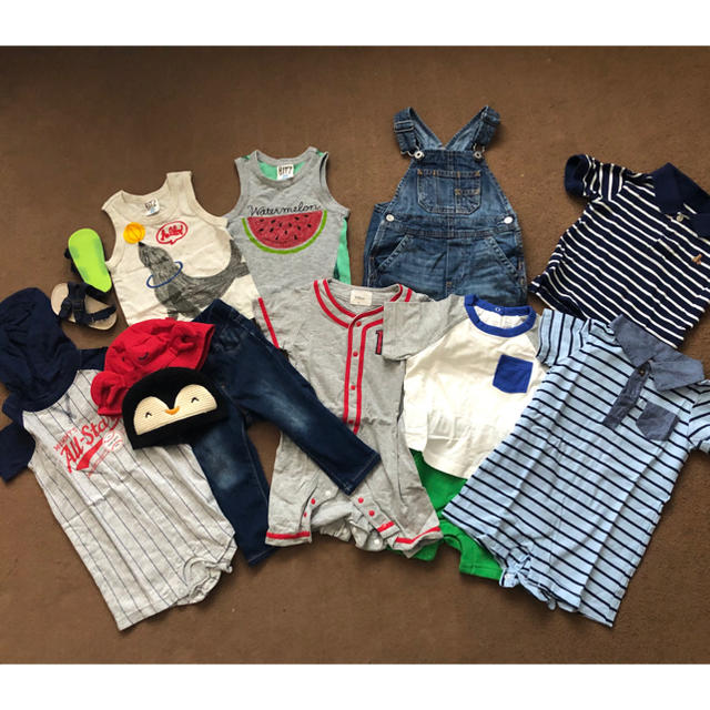 babyGAP(ベビーギャップ)の子供服　まとめ売り　男の子　gap他 キッズ/ベビー/マタニティのベビー服(~85cm)(その他)の商品写真