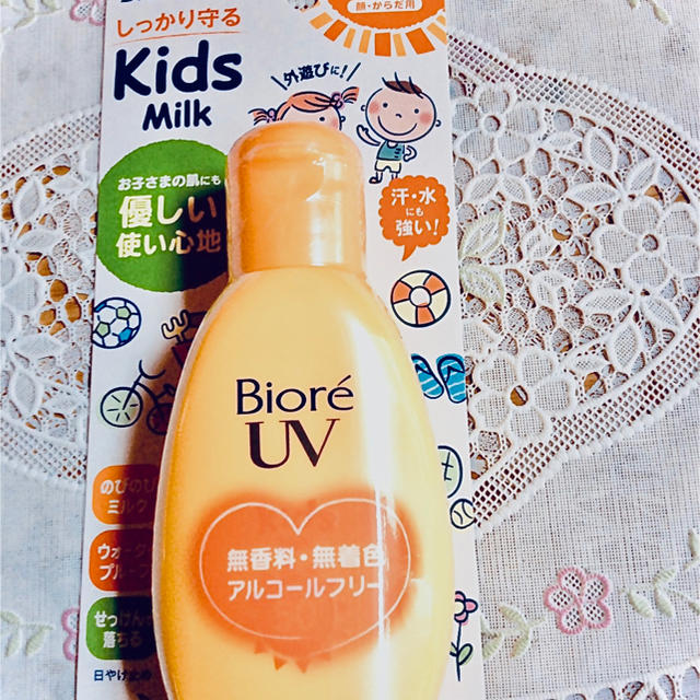 Biore(ビオレ)のビオレUVのびのびキッズミルク90g2個セット コスメ/美容のスキンケア/基礎化粧品(乳液/ミルク)の商品写真