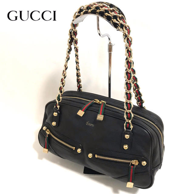 高評価の贈り物 Gucci - 【正規品】Gucci✨チェーンバッグ シェリーライン ショルダーバッグ