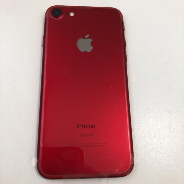 人気特価 新品　iPhone7 - Apple Red （アイフォン　赤　本体） 128GB スマートフォン本体
