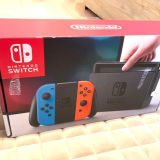 ニンテンドースイッチ(Nintendo Switch)のNintendo Switch Joy-Con (L) ネオンブルー/ (R) (家庭用ゲーム機本体)