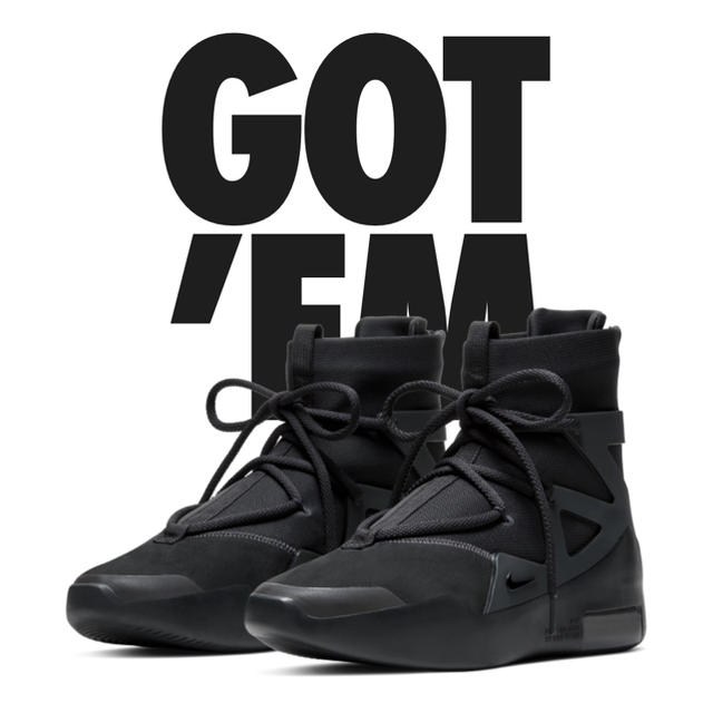 NIKE AIR FEAR OF GOD 1  25㎝スニーカー