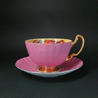 エインズレイ(Aynsley China)のエインズレイ「ORCHARD GOLD」カップ＆ソーサー　ヴィンテージ(グラス/カップ)