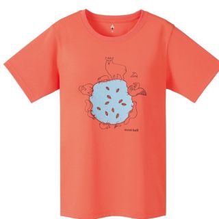 モンベル(mont bell)のモンベル　今期　Tシャツ　モンベル Ｔシャツ 森の水場 ピンク 女性 婦人 人気(Tシャツ(半袖/袖なし))