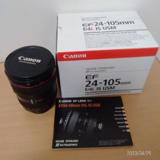 キヤノン(Canon)のCanon EF24-105mm f/4L IS USM 中古美品 元箱一式(レンズ(ズーム))