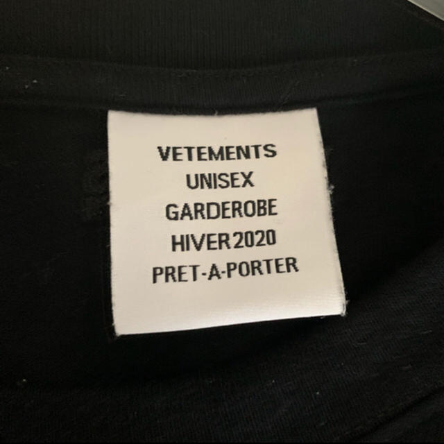 最安値！確実正規品【vetements Tシャツ Lサイズ】