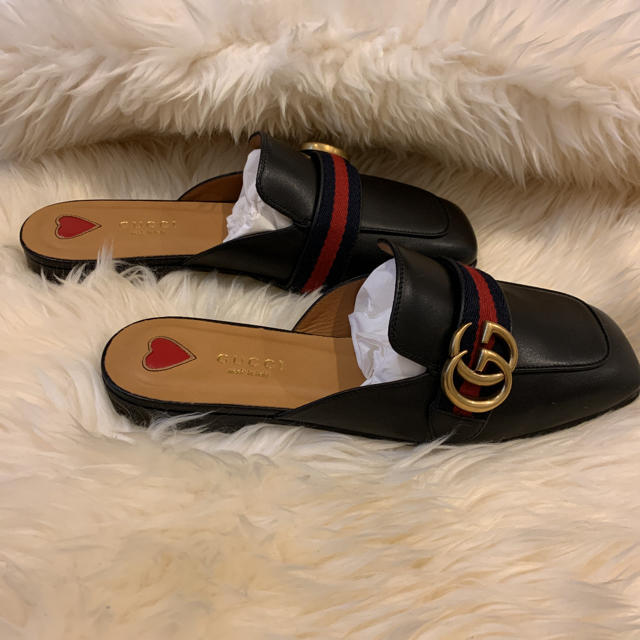 ☆新品未使用☆グッチ GUCCI GG サンダル ミュール 37.5