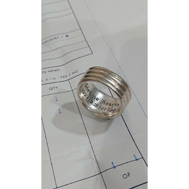 Chrome Hearts(クロムハーツ)のシルバーリング ９２５ ダガーリング メンズのアクセサリー(リング(指輪))の商品写真