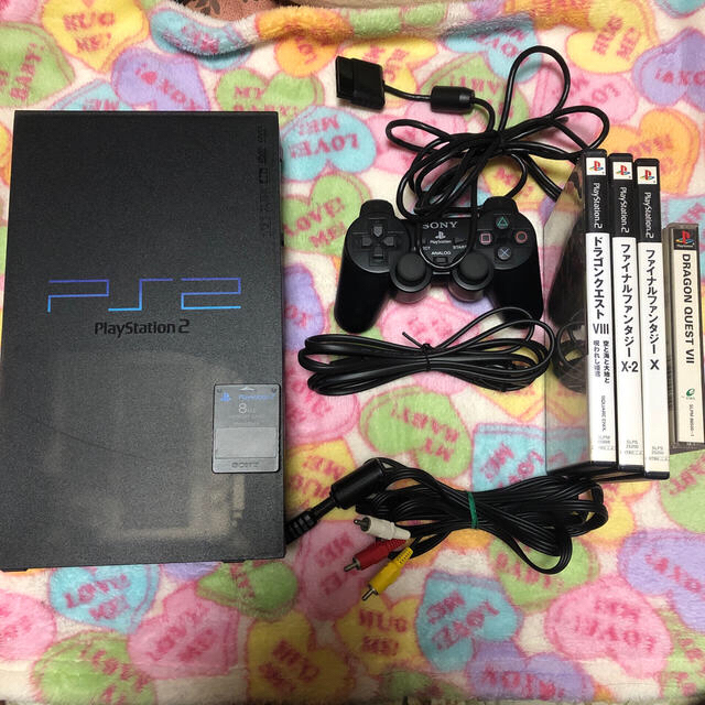 PS2とゲームソフト7本セット