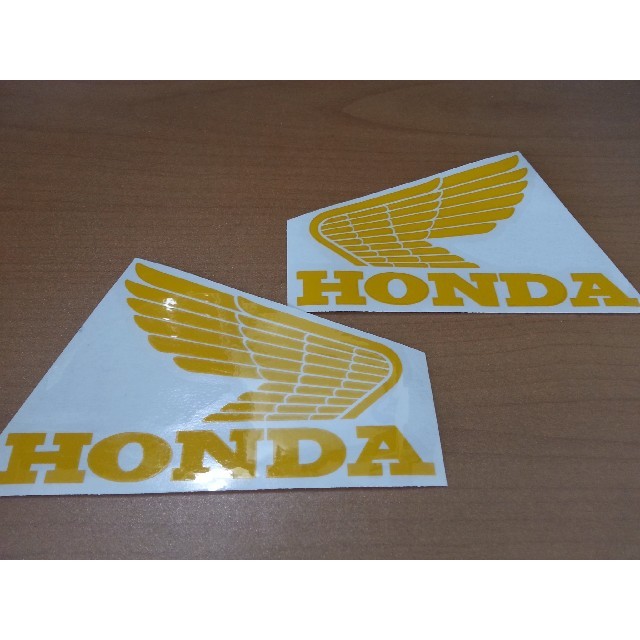 3年保証 ステッカー 車 Honda 防水 選べる6色 ウィング 翼 シール ホンダ ロゴ 外装
