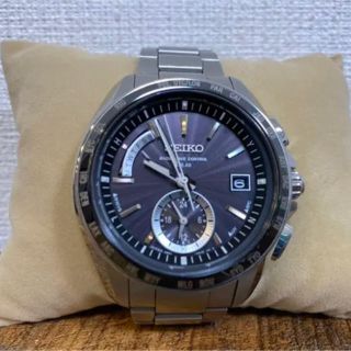 セイコー(SEIKO)の【セイコー】SAGA159 ワールドタイム ソーラー電波 黒 チタン(腕時計(アナログ))