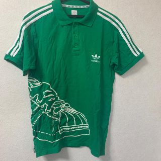 アディダス(adidas)のadidas グリーンポロシャツ(ポロシャツ)